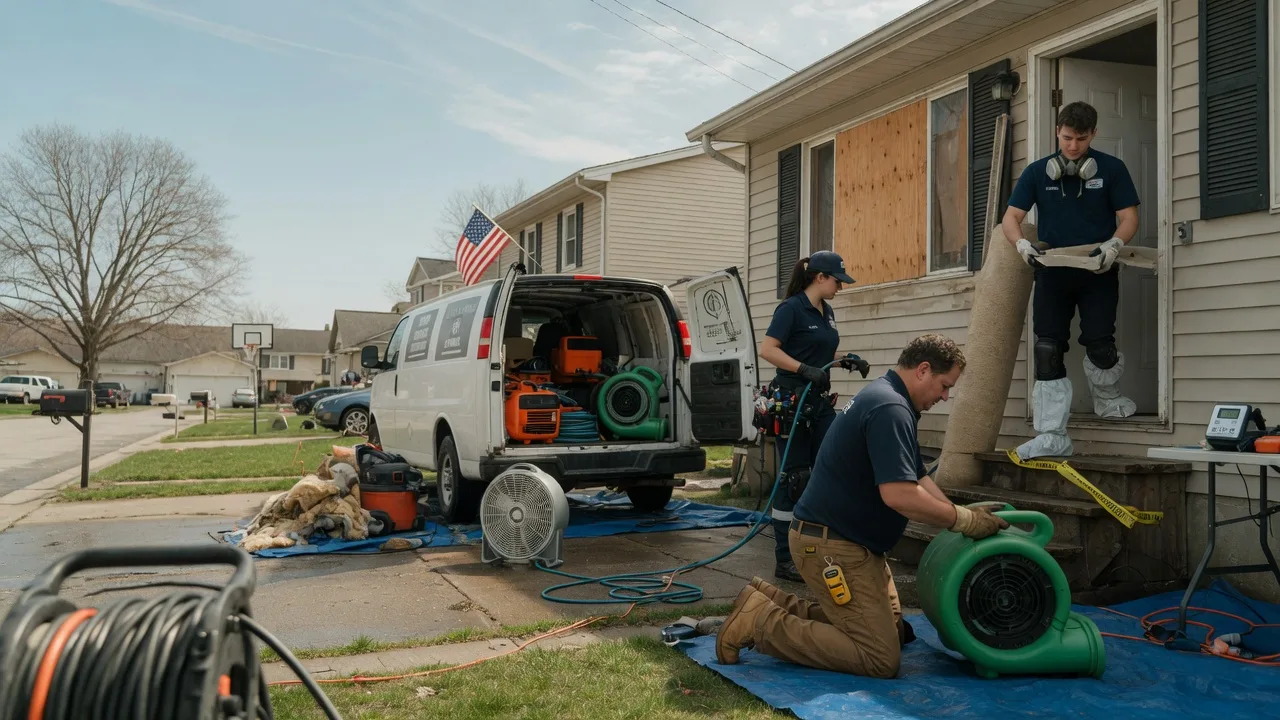 Water Damage Restoration in Chandlerville, IL near me